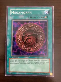 YUGIOH! MEGAMORPH COMMON 1ST EDITION SKE-037 EX - Image 1
