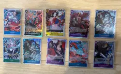 ONE PIECE CARD GAME ENGLISH MIXED LOT - TIN PROMOS, SECRET RARES, DON CARDS - Image 3