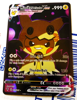Mimikyu Pikachu Cosplay Pokemon Custom Fan Made Art Card - Image 1