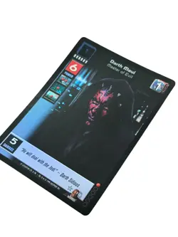 Darth Maul, Master of Evil - FOIL - The Jedi Council - Young Jedi - Actual Card - Image 2