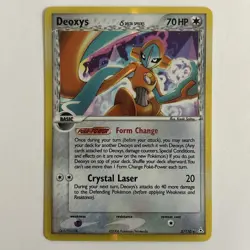 Deoxys (Delta Species - Normal Forme) 5/110 Ex Holon Phantoms Holo Rare LP Card! - Image 1