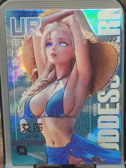 Goddess Carnival 2 Card Goddess Story Anime Waifu Holo UR Elsa Disney Frozen - Image 1