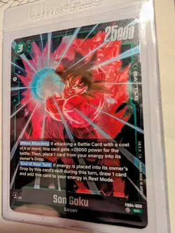 Son Goku FB04-059 SR Foil 25000 HP Dragon Ball Super Card Game Bandai Battle - Image 2