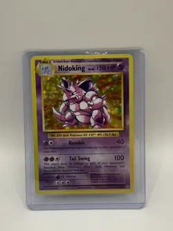 Pokemon Cards Nidoking Evolutions Holo Rare 45/108 Near Mint - Image 1