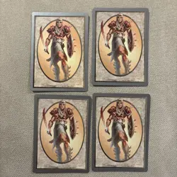 Magic the Gathering - Unglued - 4x Soldier Token - Very Good Condition - Image 1