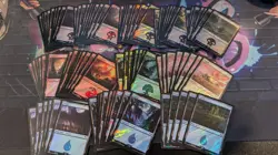 96 Surge Foil Basics - Warhammer 40,000 40K Magic MTG Swamp, Island, Forest... - Image 1