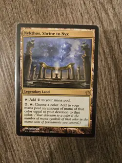 Nykthos, Shrine to Nyx MTG from Theros - Lightly Played - Image 1