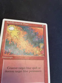 Mtg Red Elemental Blast DAMAGED - Image 2