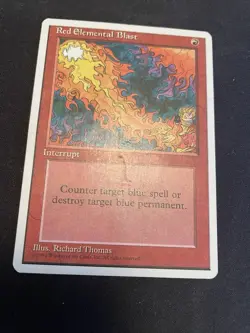 Mtg Red Elemental Blast DAMAGED - Image 3