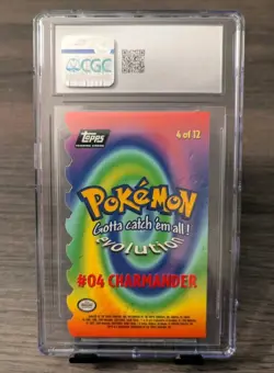 Topps Charmander Die Cut Pokemon The First Movie Second Print CGC 8.5 NM/MINT+ - Image 2