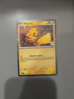 Pokemon TCG Pikachu Pokemon Day Promo 051/162 centered psa gradeable - Image 1