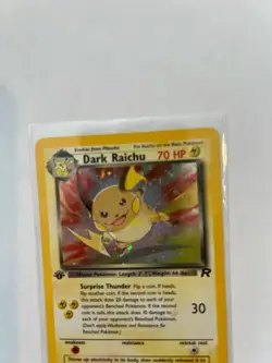 Near Mint Dark Raichu 83/82 Team Rocket Holo 1st Edition Pokemon TCG - Image 4