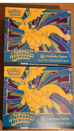 Ascended Heroes Pokemon Center Elite Trainer Box PC ETB 2 Sealed Boxes - Image 1