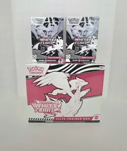 Sealed Pokemon White Flare Etb And Booster Bundle Lot - Image 1