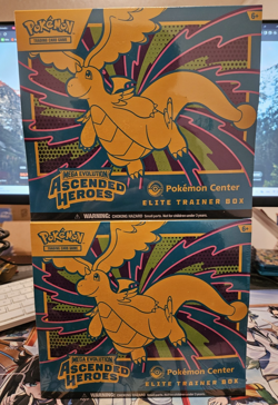 Pokemon TCG: Ascended Heroes Pokemon Center Exclusive ETB (lot of 2) - New - Image 1