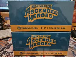 Pokemon TCG: Ascended Heroes Pokemon Center Exclusive ETB (lot of 2) - New - Image 3