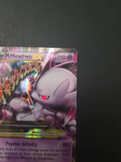 M Mewtwo EX 64/162 XY Breakthrough Pokemon Card TCG Ultra Rare Mega MP - Image 3