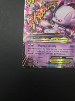 M Mewtwo EX 64/162 XY Breakthrough Pokemon Card TCG Ultra Rare Mega MP - Image 5