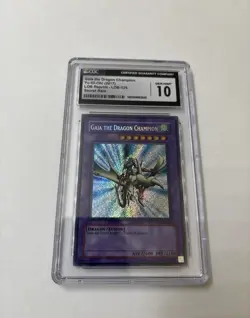 Yugioh PSA Lot Of 6 Cards Slifer The Sky Dragon, Dark Magician Girl, Gaia Dragon - Image 5