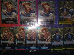 Bandai One Piece CCG card lot of 43 Alt Art, Promos ,Holo Dons - Image 1