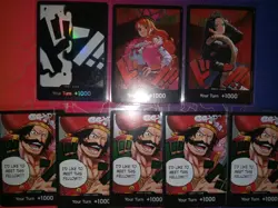 Bandai One Piece CCG card lot of 43 Alt Art, Promos ,Holo Dons - Image 4