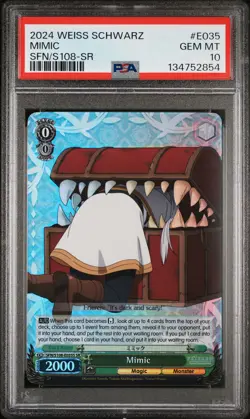 2024 Weiss Schwarz Frieren: Beyond Journey'S End #E035 Mimic PSA10 - Image 1