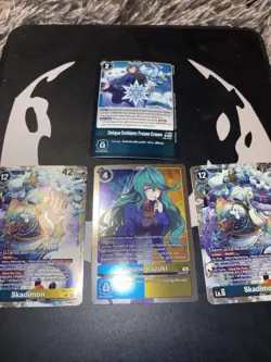 Digimon Card Game Unique Emblem: Frozen Crown P-228 Promo Box Topper /bonus - Image 1