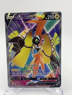 Tapu Koko V - 147/163 - Pokemon Battle Styles Sword Shield Full Art Rare Card - Image 1