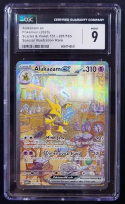 Alakazam ex 201/165 Special Illustration Rare Scarlet & Violet 151 Pokemon Card - Image 1