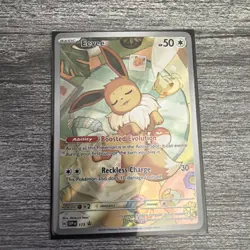 Pokemon TCG Eevee Prismatic Evolutions Black Star Promo Card ETB #173 - Image 2