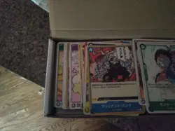 One Piece TCG Jap Card Lot - Mixed Rarity - All Near Mint 100 Plus Card Full Box - Image 1