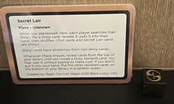 Magic The Gathering MTG MagicCon Atlanta Unknown Planechase Card Dice Set - Image 1