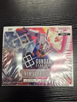Gundam Card Game GD01 Newtype Rising Booster Box English Box Damage - Image 1
