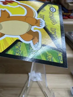 Charmander 1999 Topps Pokemon Movie Edition Sticker Card - Image 2