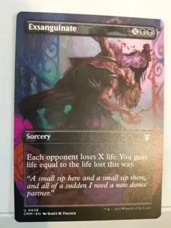 Exsanguinate (Borderless) Commander Masters Regular - Image 1