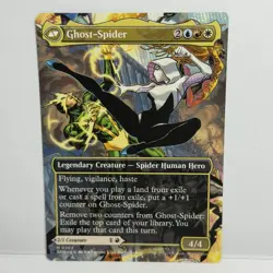 Gwen Stacy Borderless Non-Foil #202 Mythic MTG Spider-Man SPM EN NM - Image 2