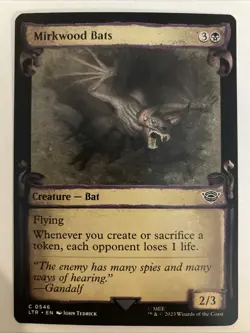 Mirkwood Bats Showcase Scrolls C Regular 0546 | LTR The Lord of the Rings | MTG - Image 1