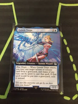 MTG Magic The Gathering Quistis Trepe FIN Ext Art Final Fantasy Commander - Image 1