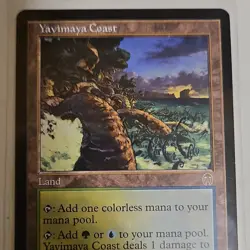 Wizards of the Coast Yavimaya Coast Apocalypse Rare Land Regular English - Image 1