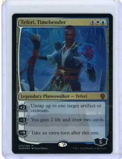 Teferi, Timebender - Foil - Dominaria - Magic the Gathering - MTG - Image 1