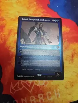 Teferi, Temporal Archmage (Foil Etched) - Commander Masters - NM - Image 1