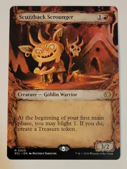 Scuzzback Scrounger -Showcase- Lorwyn Eclipsed Regular ECL 320 mtg NM/M - Image 1