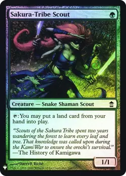 MTG - Sakura-Tribe Scout - Foil - The List - Magic the Gathering - Image 1
