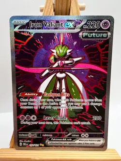 Pokemon Prismatic Evolutions - 157/131 Iron Valiant ex - SIR - NM/M - Image 1