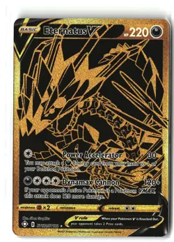 Eternatus V ⭐ SV121/SV122 Holo Secret Rare Shining Fates Shiny Vault Pokemon NM - Image 1