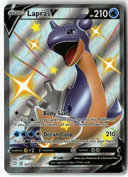 Lapras V ⭐ SV110/SV122 Holo Rare V Shining Fates Shiny Vault 2021 Pokemon NM - Image 1