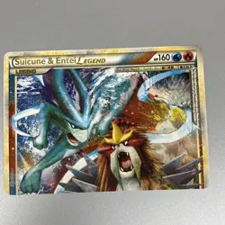 Pokemon CCG Suicune & Entei Legend Black 94/95 LP - Image 1