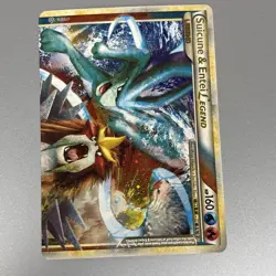 Pokemon CCG Suicune & Entei Legend Black 94/95 LP - Image 3