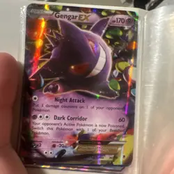 Pokemon Gengar EX Card 34/119 XY Phantom Forces Full Art Holo Rare Ex+/NM Seepic - Image 1
