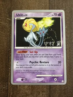 Uxie Lv. 55 - 43/146 - World Championships 2009 Signed Silver Border NM - Image 1